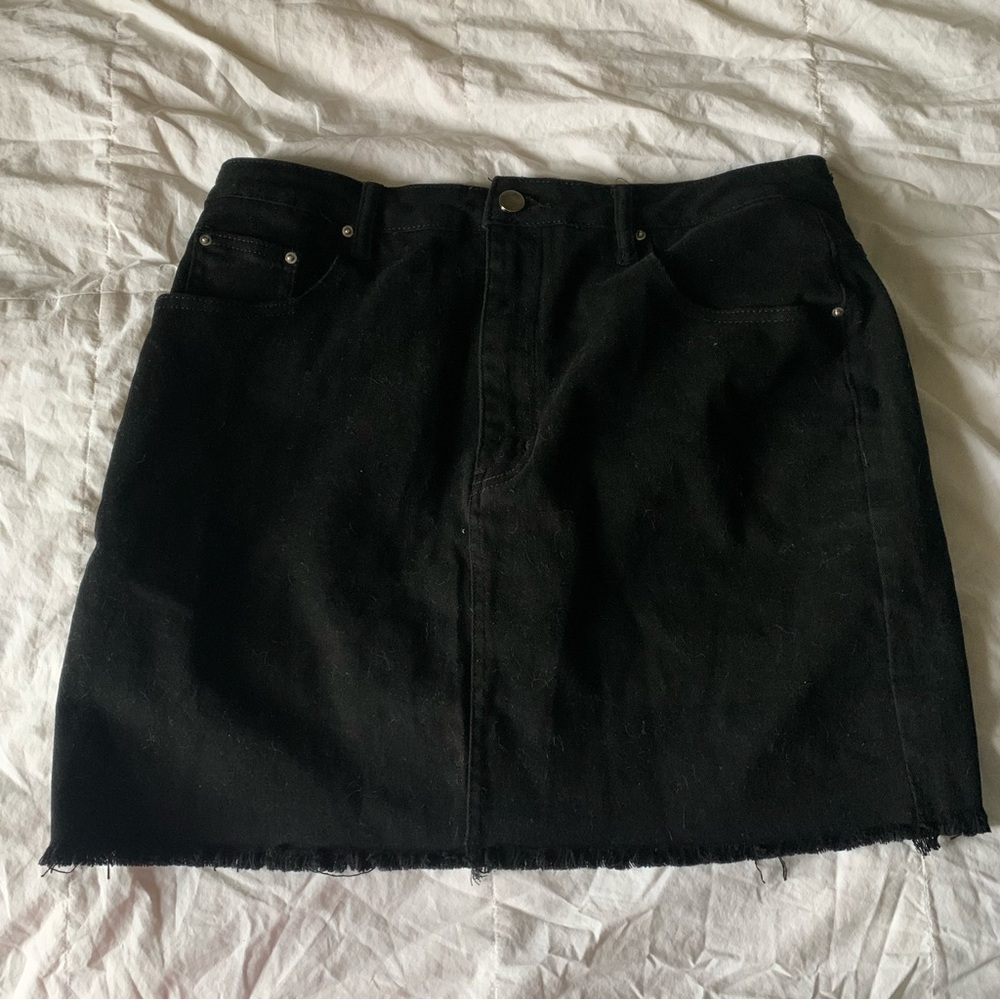 jean skirt